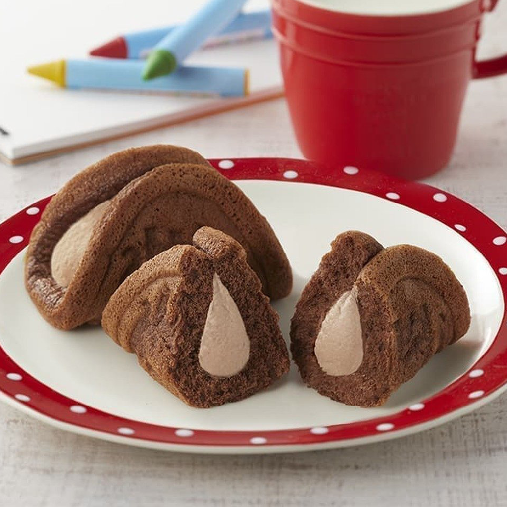 Chocolate Milk Chiffon Milk Cakes