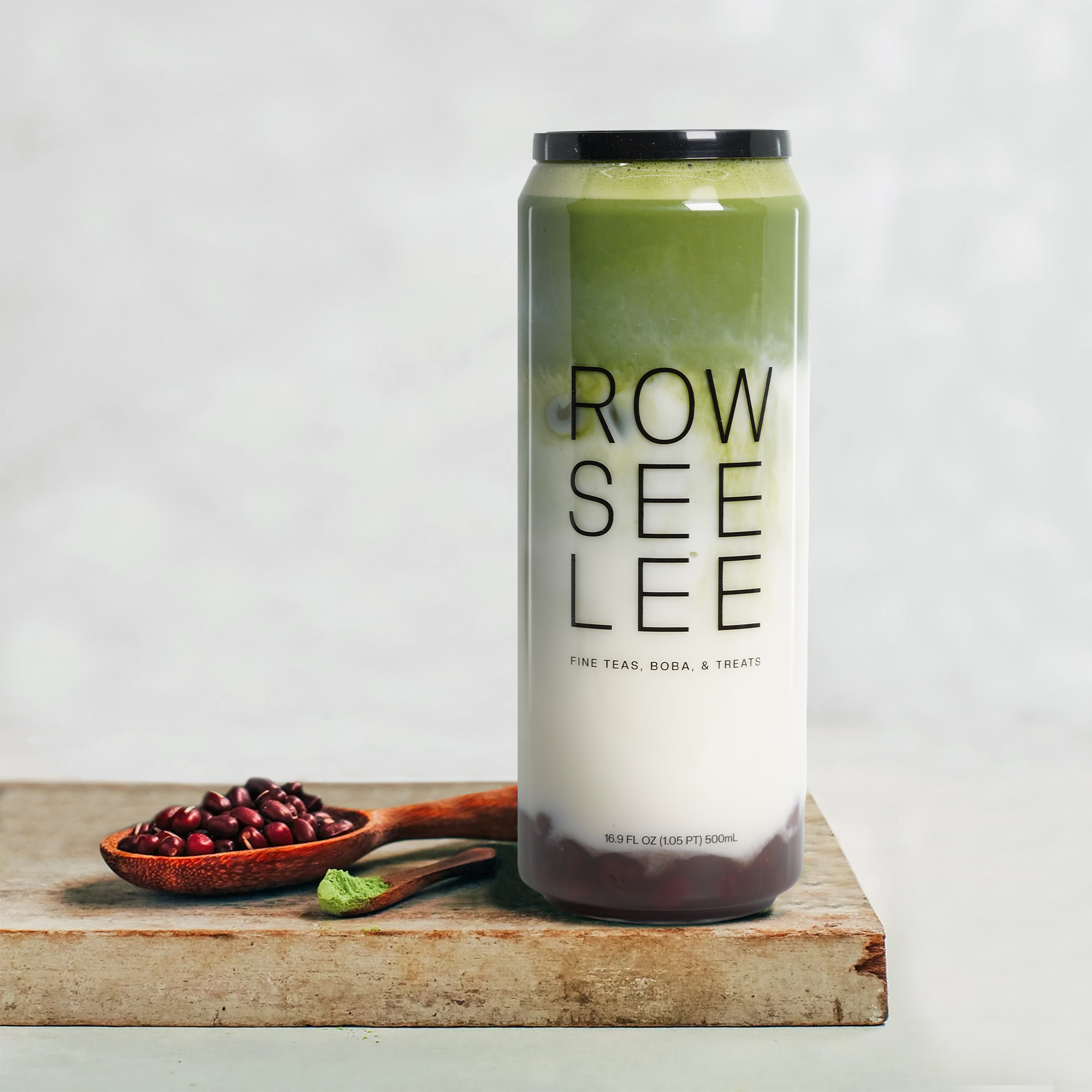 Red Bean Matcha Latte