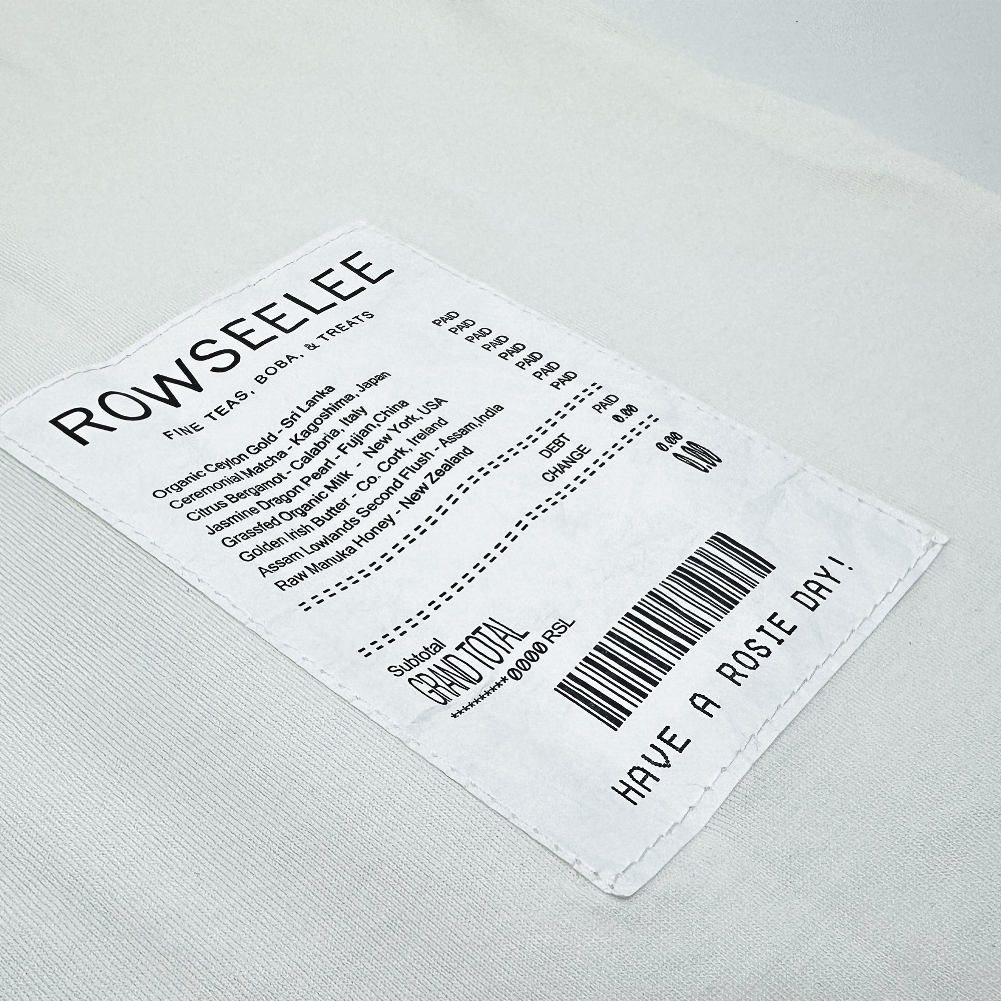 DROWN YOUR TROUBLES POSTER TEE - WHITE